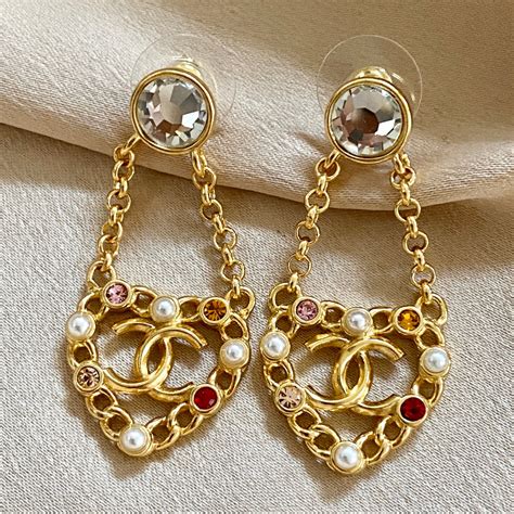 chanel inspired earrings amazon.